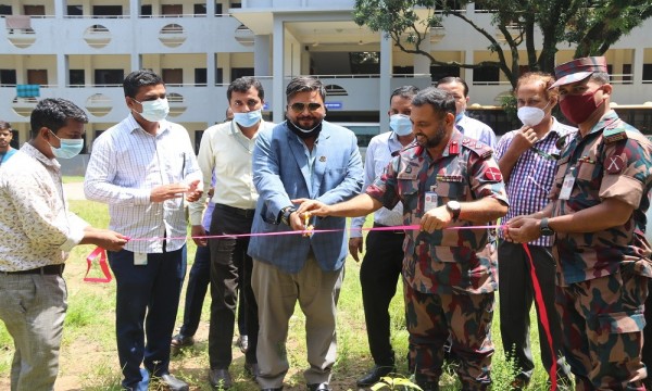 নতুন ভবনের নির্মান কাজের ‍শুভ উদ্বোধন